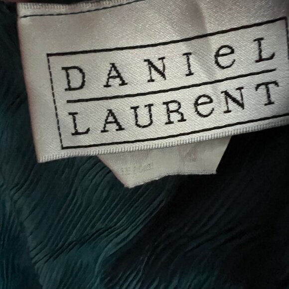 Vintage French Wavy Textured Slip Dress Mini Chemise Old Money Quiet Luxury 90s - Picture 3 of 6